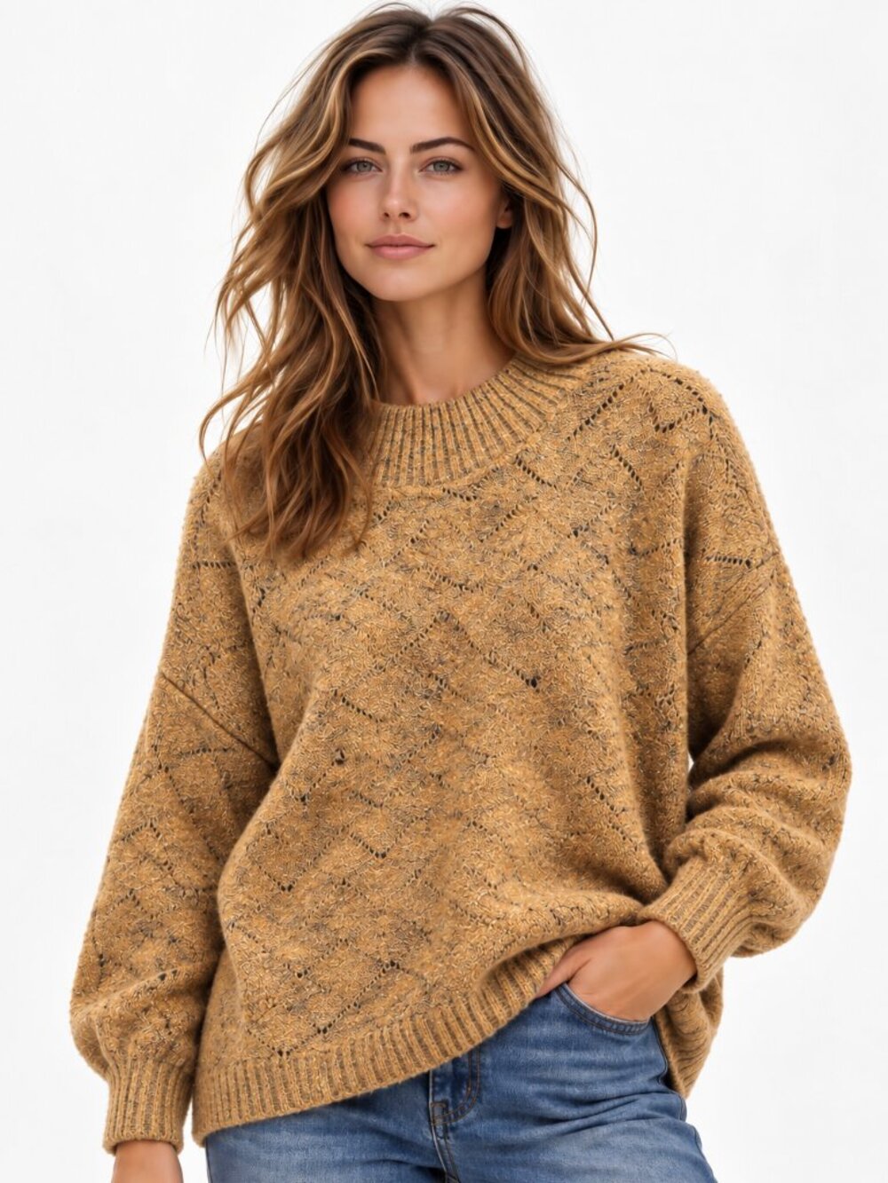 Tribal NWOT, Chunky Crew Neck